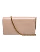 Chloé Leather Iconic Flap Wallet on Chain