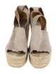 Chloé Suede Scalloped Accent Espadrilles