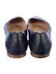 Chloé Leather Scalloped Accent Ballet Flats