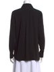 Chloé Silk Long Sleeve Button-Up Top
