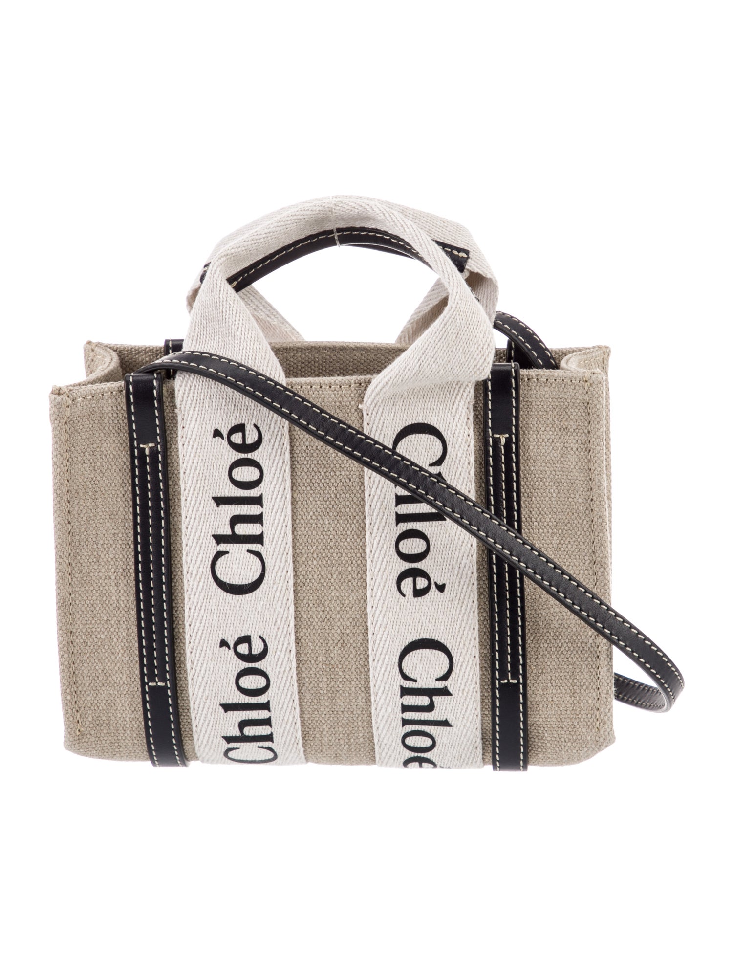 Chloé Canvas Woody Mini
