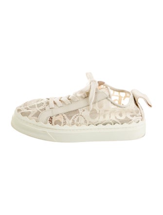 Chloé Lace Lace Pattern Sneakers