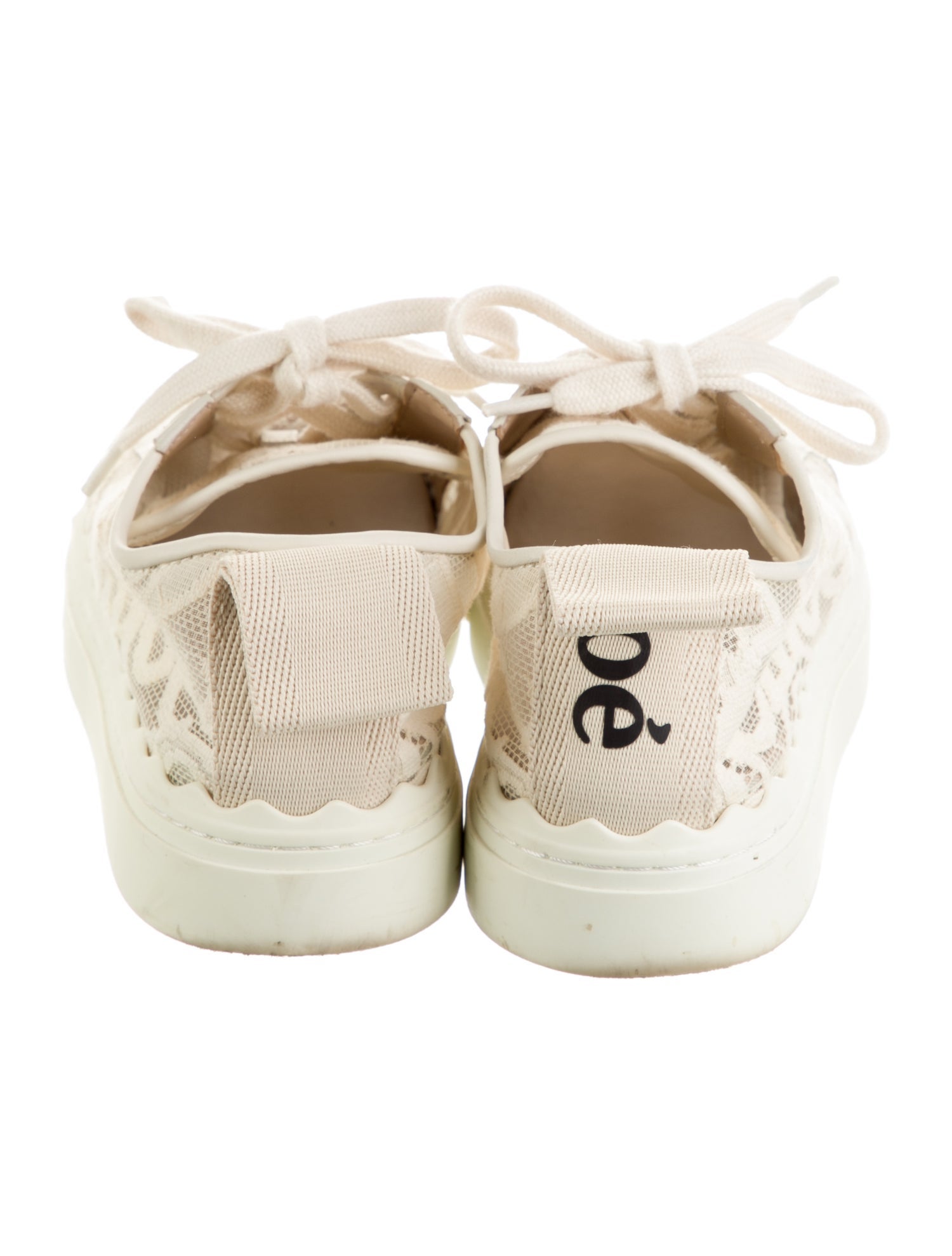 Chloé Lace Lace Pattern Sneakers