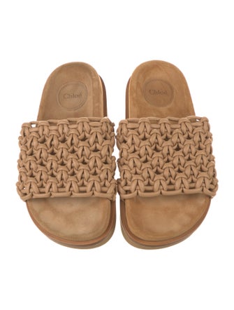 Chloé Leather Slides