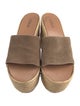 Chloé Suede Fringe Trim Accent Slides