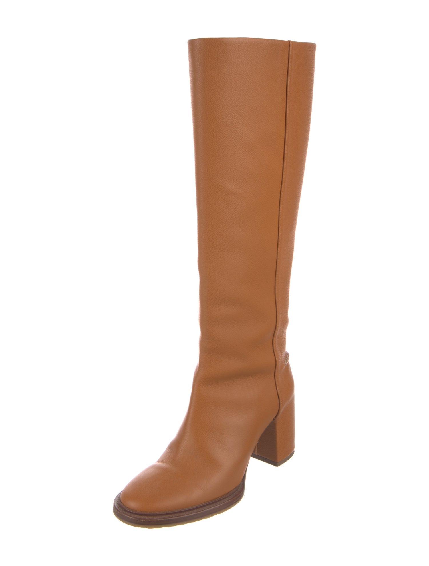 Chloé Leather Riding Boots