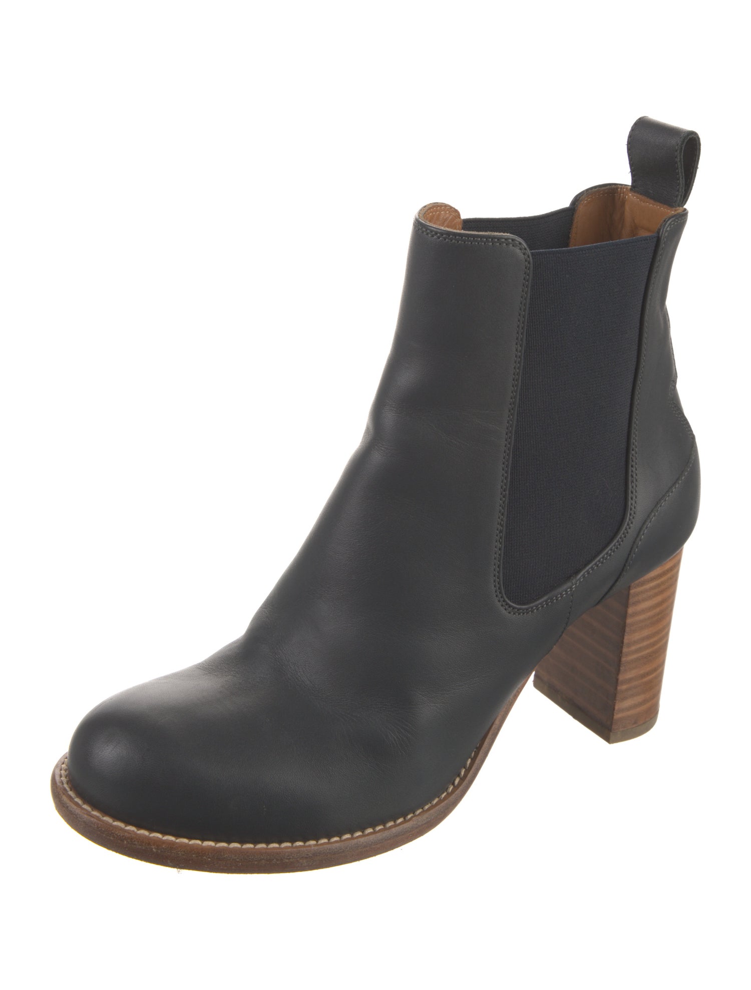 Chloé Leather Chelsea Boots