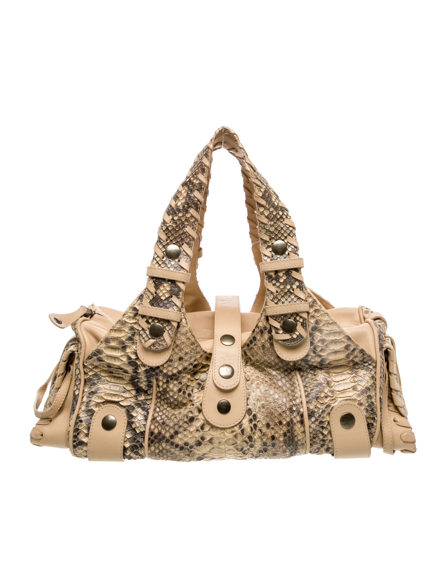 Chloé Leather Python Silverado Mini