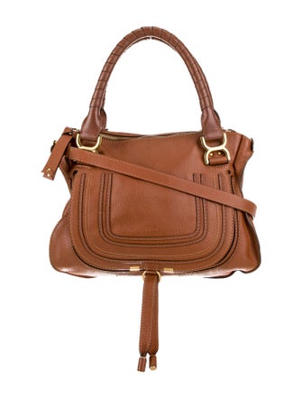 Chloé Leather Marcie Shoulder Bag Medium