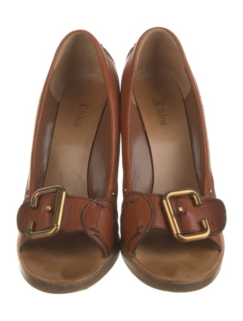 Chloé Leather Slingback Sandals