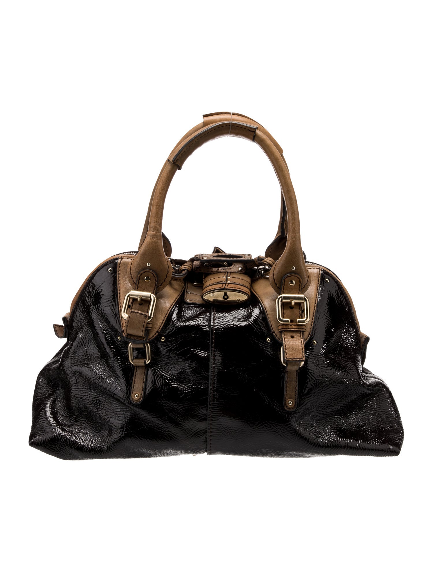 Chloé Patent Leather Top Handle Bag