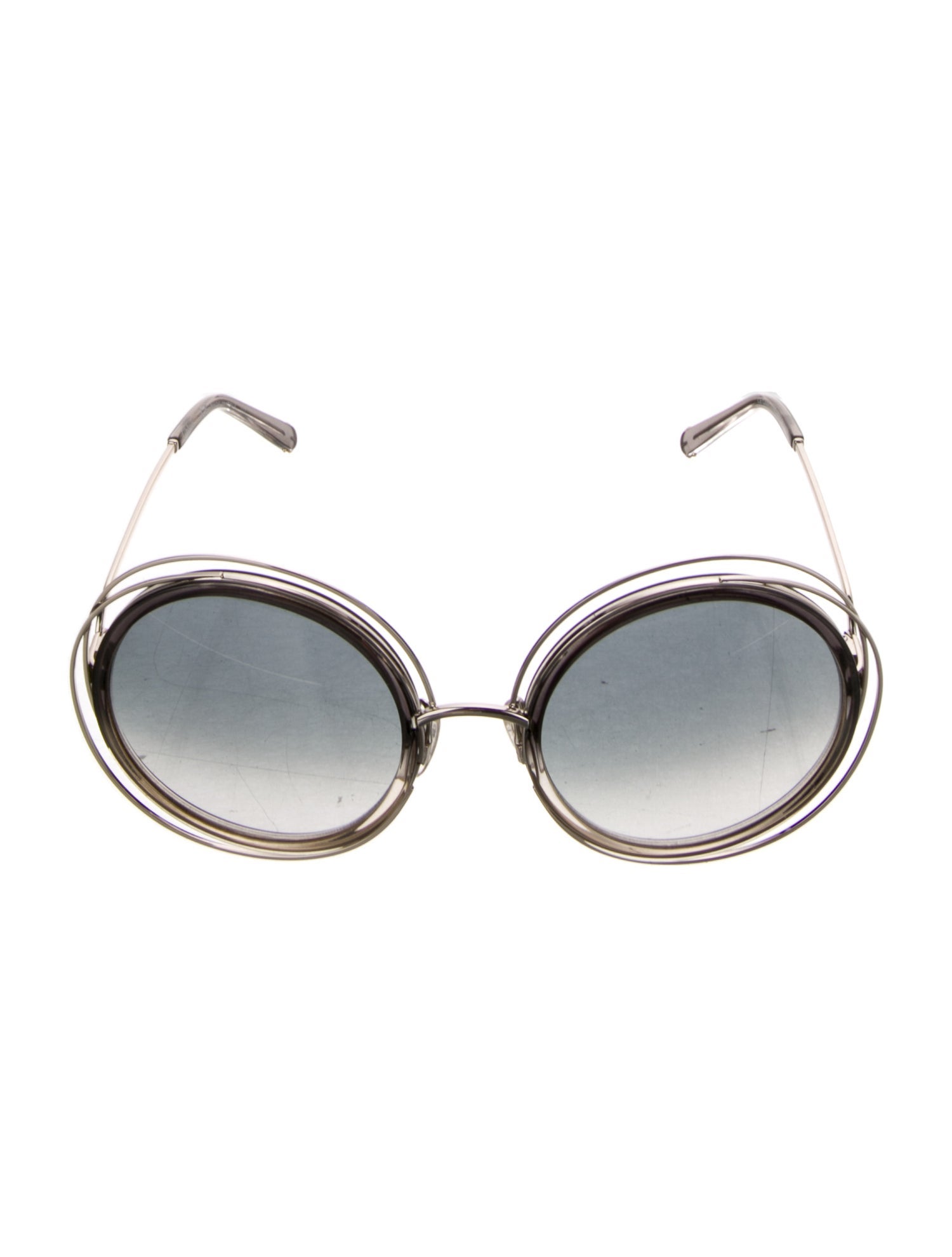 Chloé Round Gradient Sunglasses