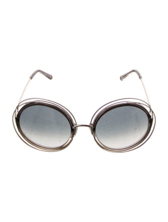 Chloé Round Gradient Sunglasses