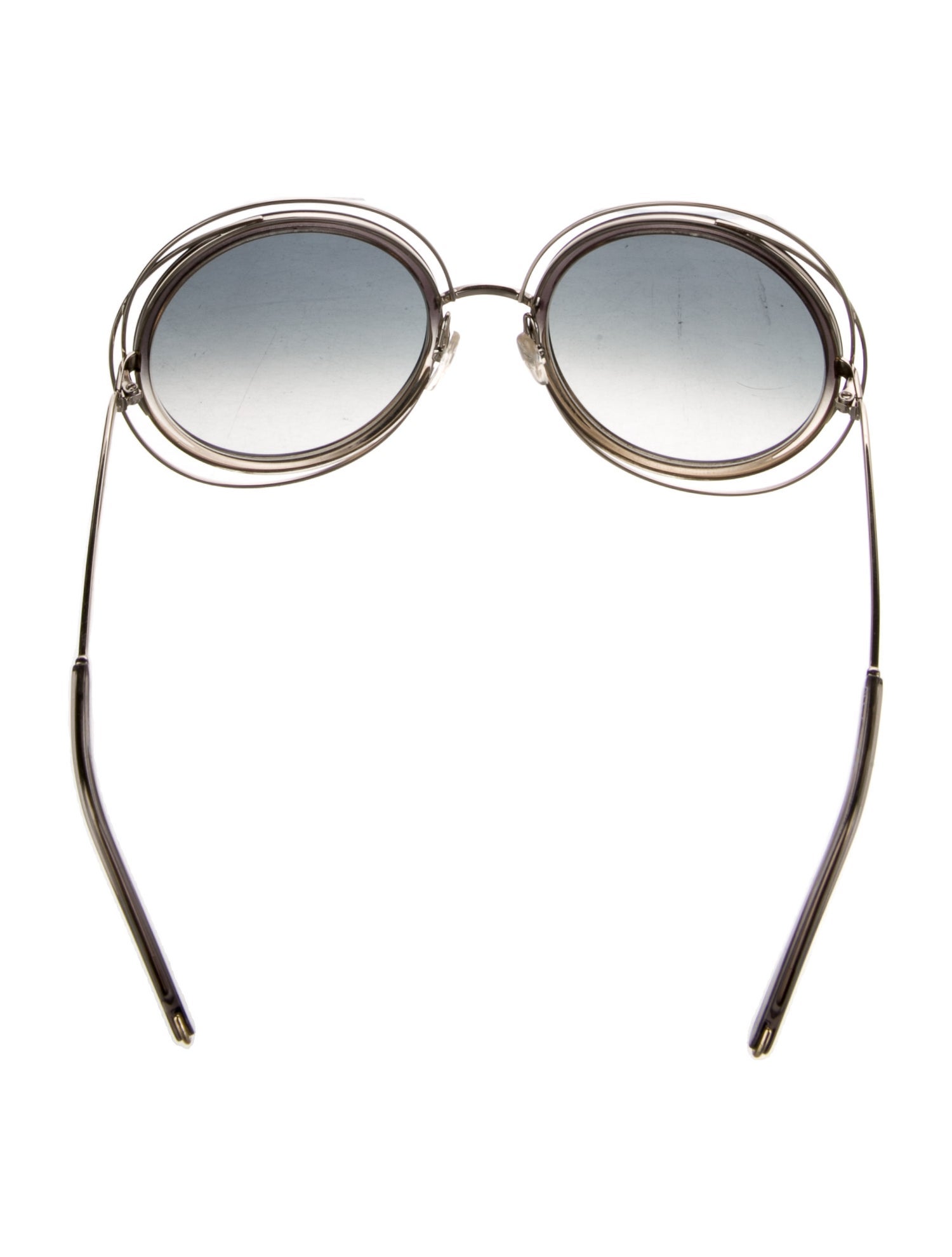 Chloé Round Gradient Sunglasses