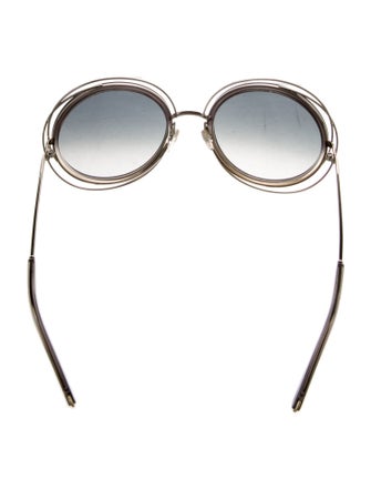 Chloé Round Gradient Sunglasses