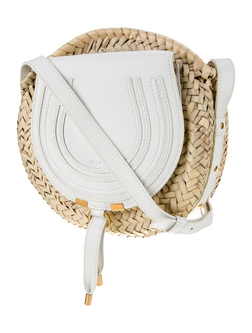 Chloé Raffia Marcie Crossbody Small