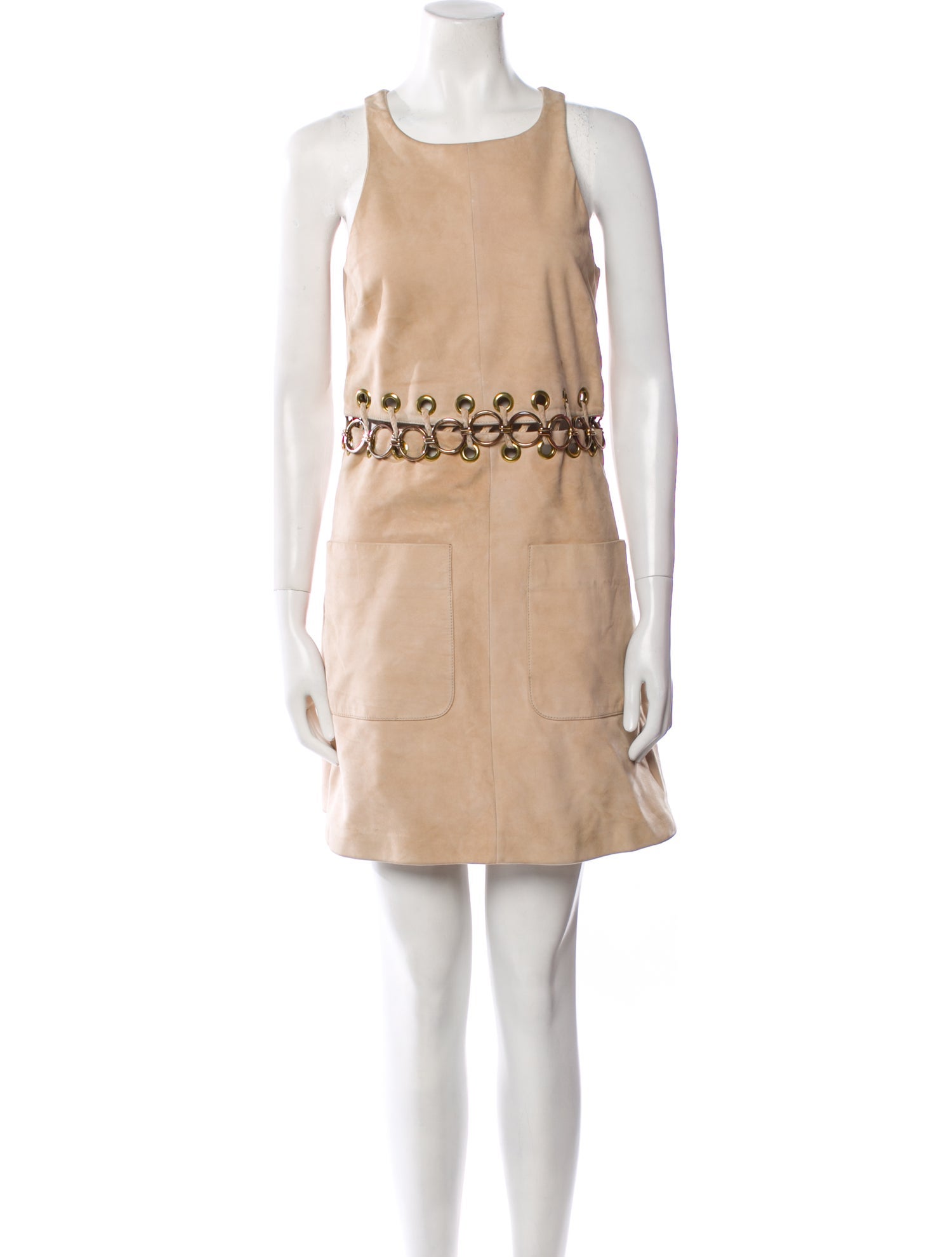 Chloé Scoop Neck Mini Dress