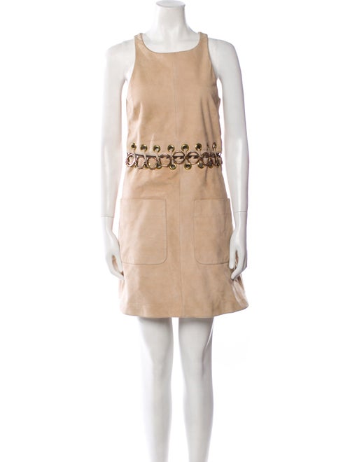 Chloé Scoop Neck Mini Dress