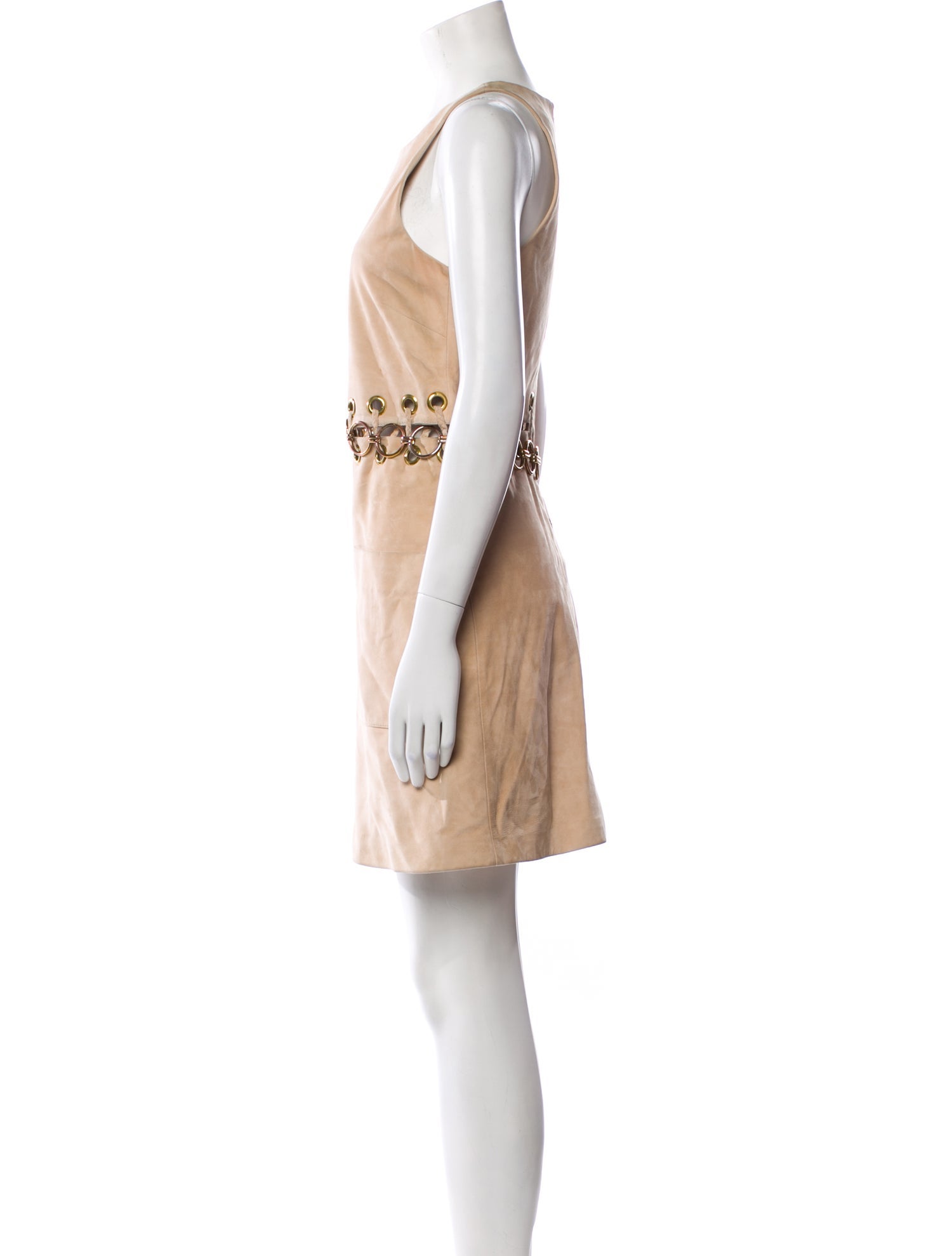 Chloé Scoop Neck Mini Dress