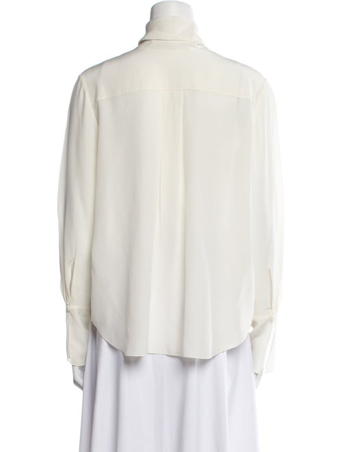Chloé Silk Tie Neck Blouse