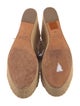 Chloé Leather Scalloped Accent Espadrilles