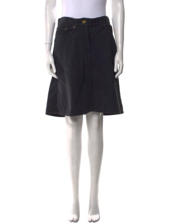 Chloé Braided Accents Knee-Length Skirt