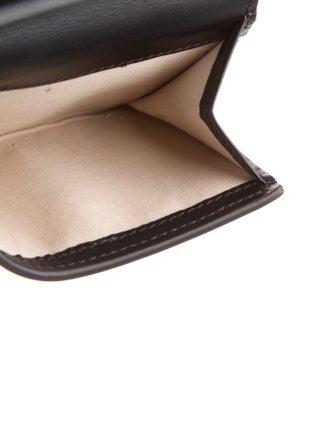 Chloé Leather Printed Compact Wallet