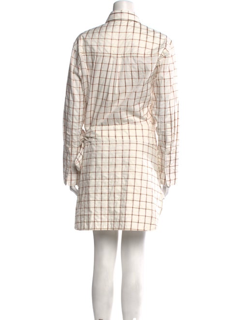 Chloé Plaid Print Mini Dress