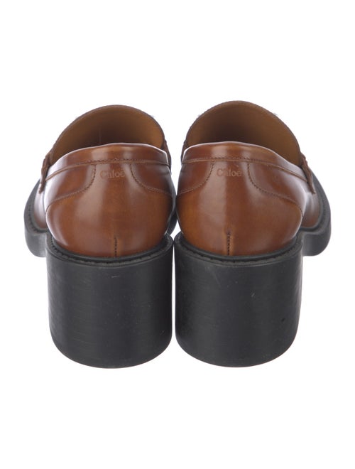 Chloé Leather Colorblock Pattern Pumps