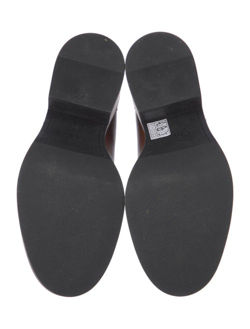 Chloé Leather Colorblock Pattern Pumps