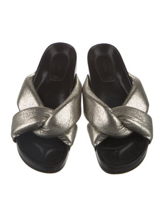 Chloé Leather Slides