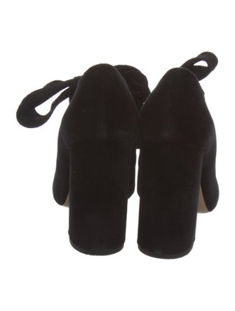 Chloé Velvet Lace-Up Boots