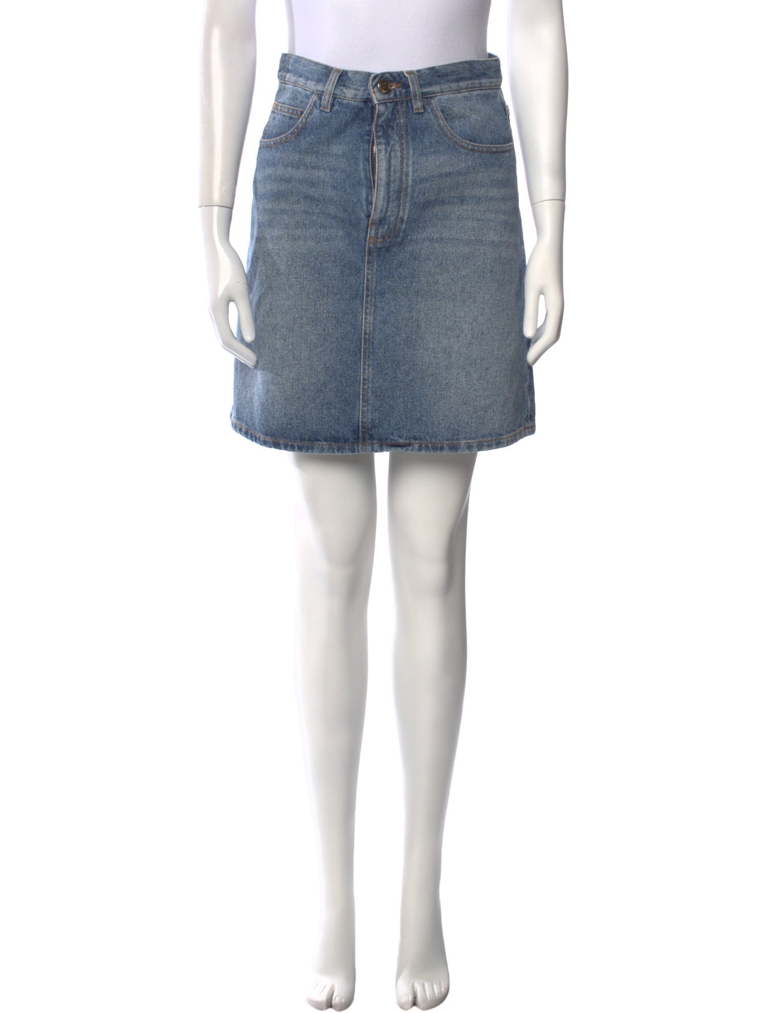 Chloé Raw-Edge Trim Mini Skirt w/ Tags
