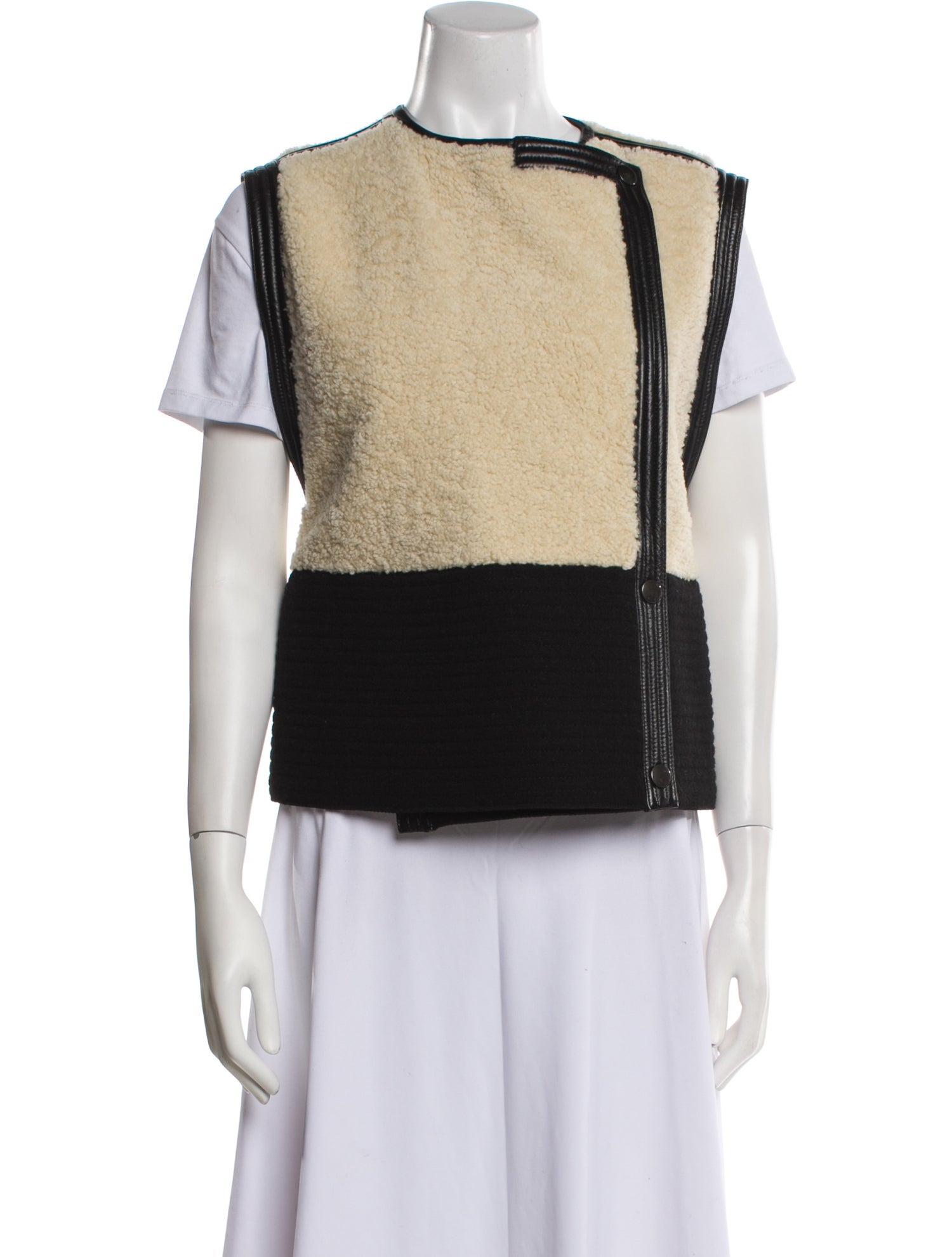 Chloé Colorblock Pattern Vest