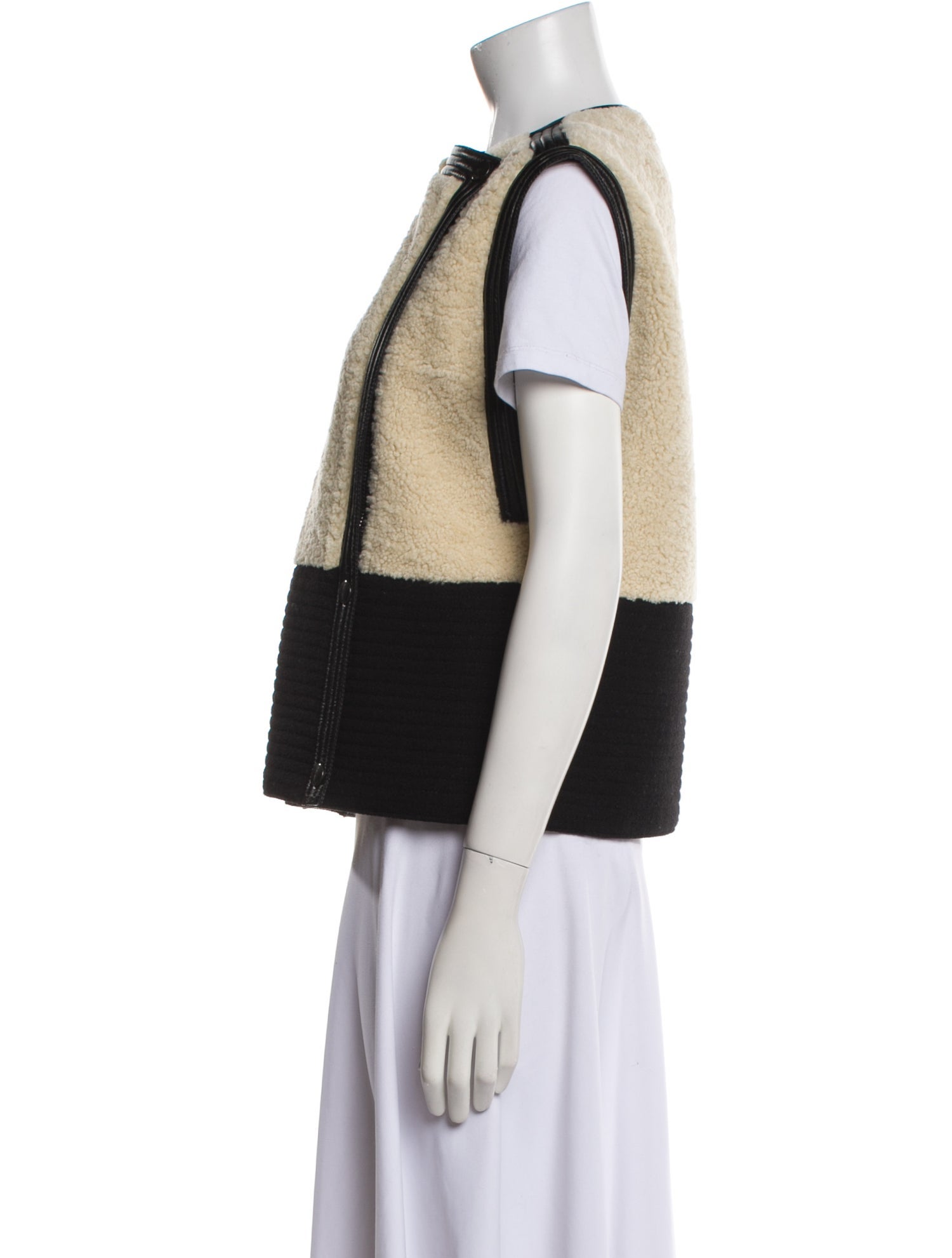 Chloé Colorblock Pattern Vest