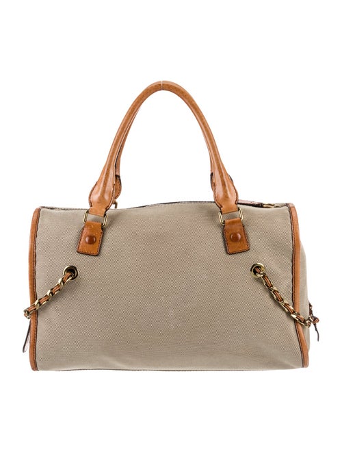 Chloé Canvas Top Handle Bag
