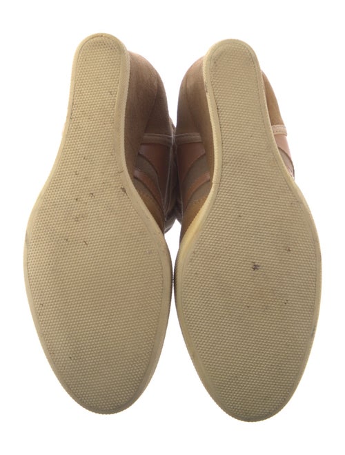 Chloé Suede Colorblock Pattern Lace-Up Boots