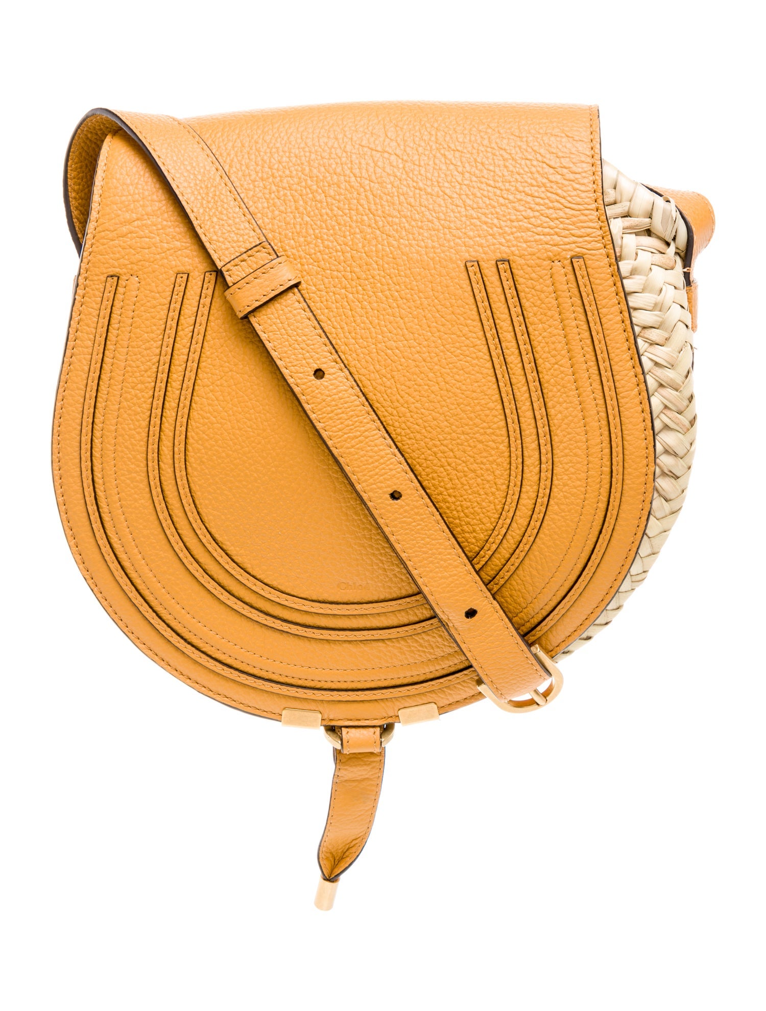 Chloé Straw Marcie Crossbody Medium w/ Tags