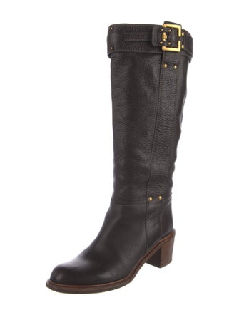 Chloé Leather Riding Boots