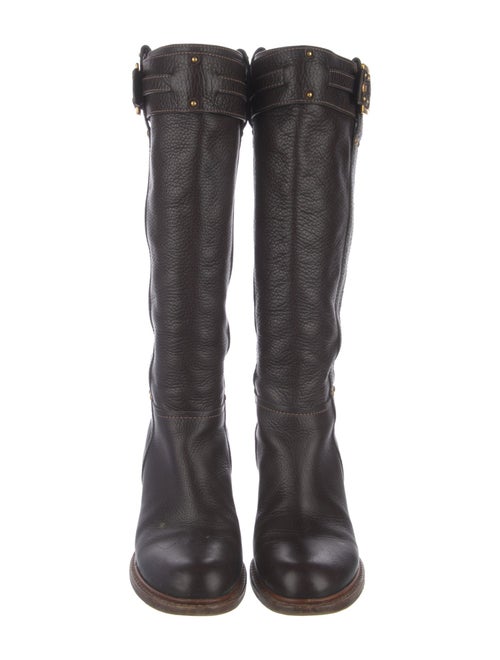 Chloé Leather Riding Boots