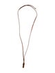 Chloé Leather Jemma Pendant Necklace