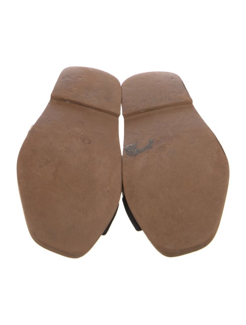 Chloé Printed Embroidered Accent Slides
