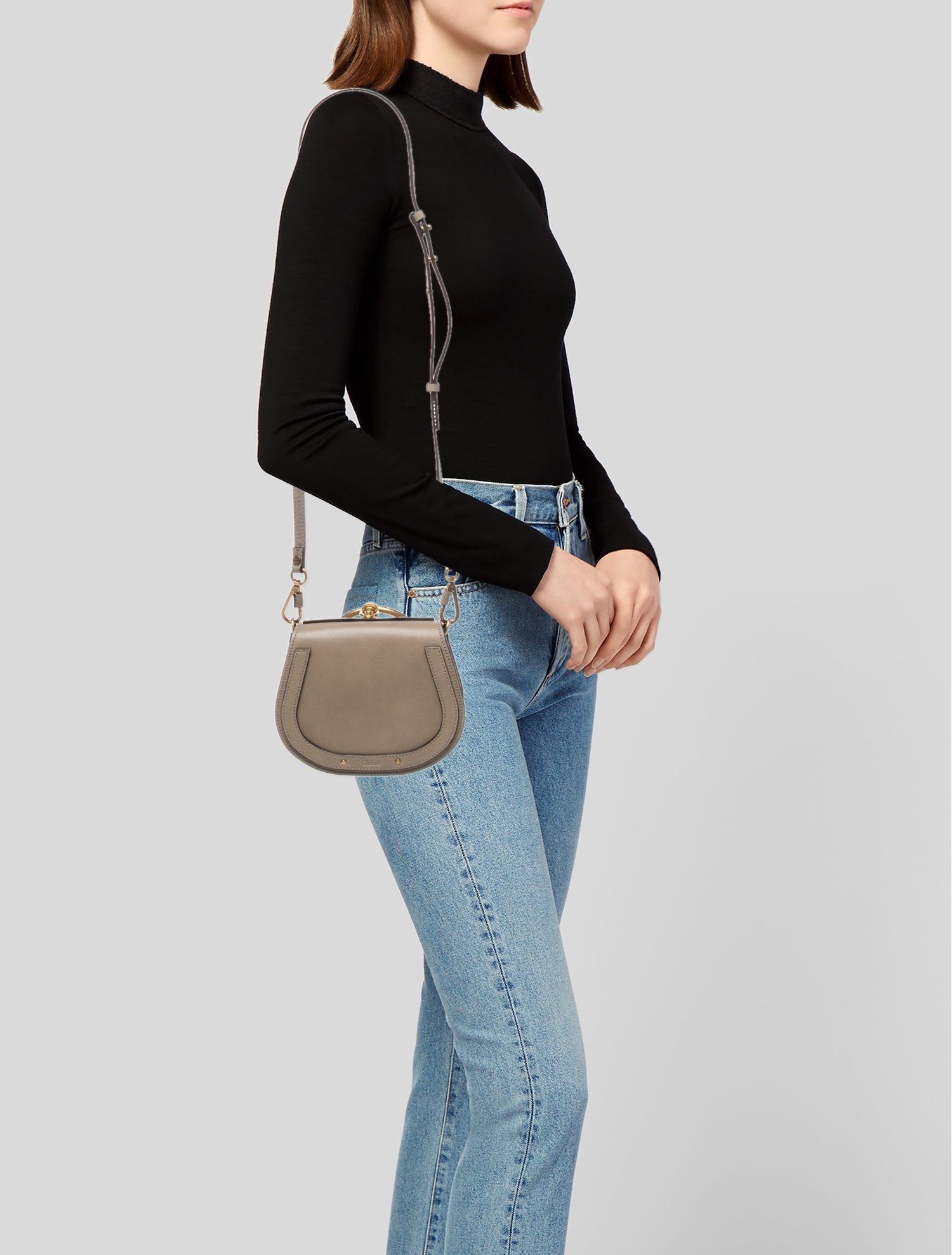 Chloé Leather Top Handle Bag