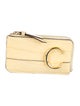 Chloé Embossed Leather Wristlet