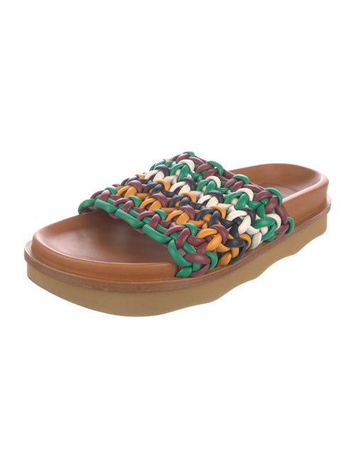 Chloé Leather Patterned Slides