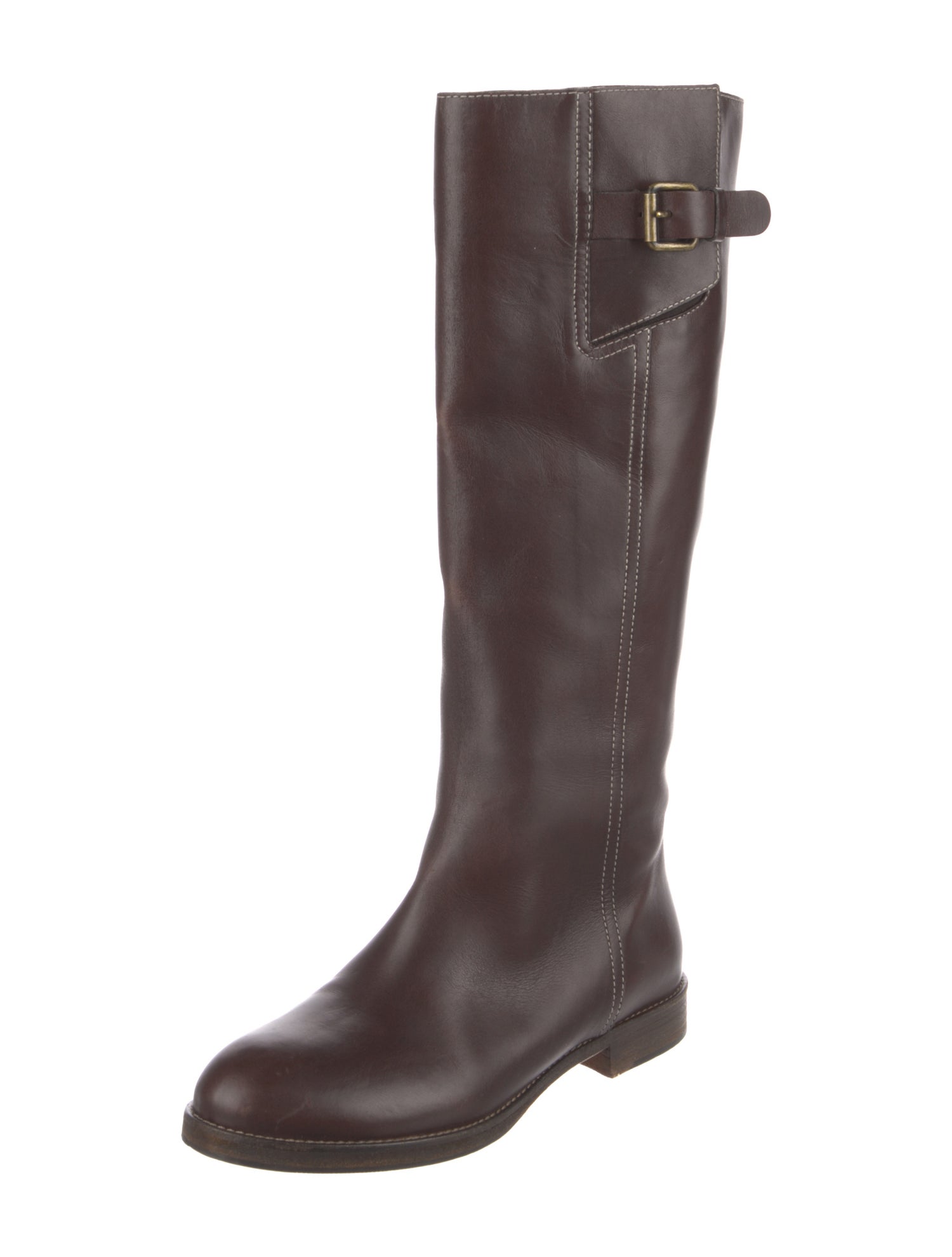 Chloé Leather Riding Boots