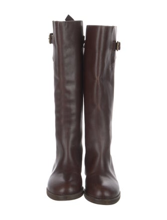 Chloé Leather Riding Boots