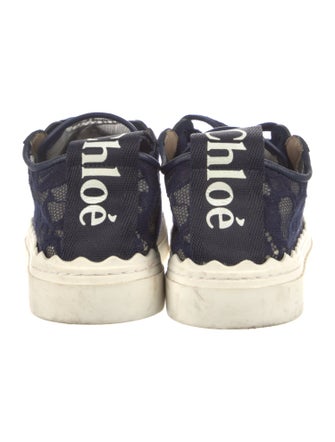 Chloé Lace Lace Pattern Sneakers