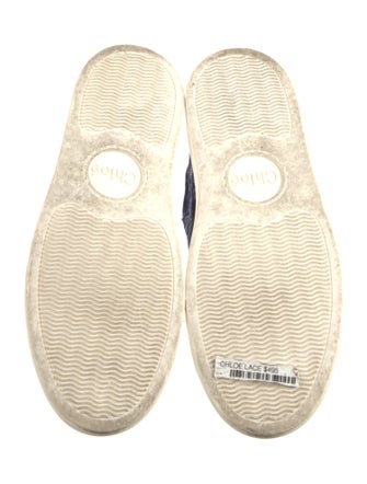 Chloé Lace Lace Pattern Sneakers