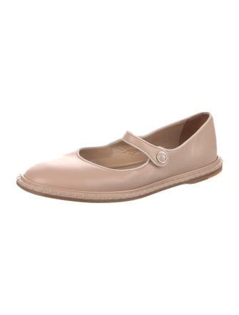 Chloé Leather Mary Jane Flats